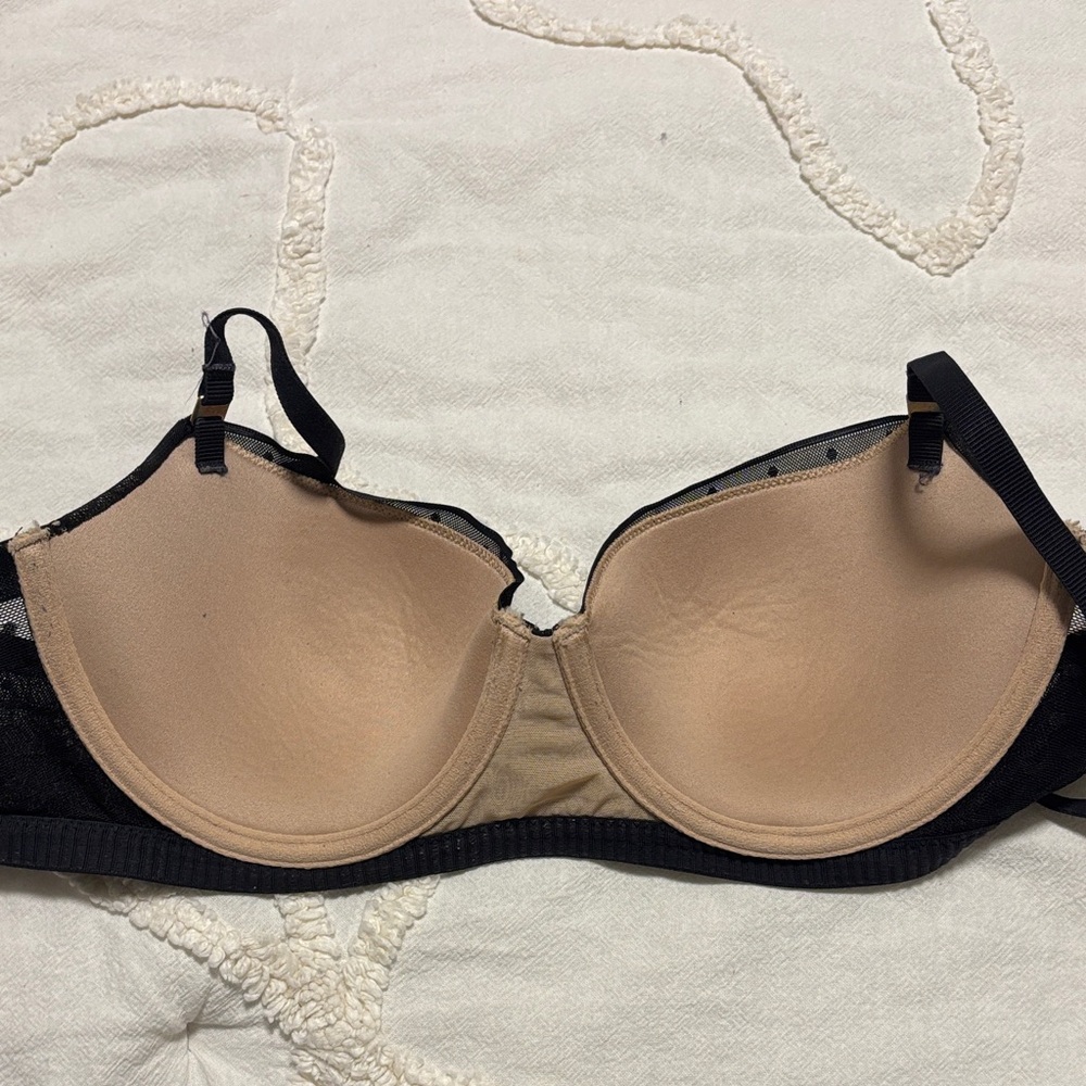 Aerie Black Floral Lace Bra - Picture 3 of 5